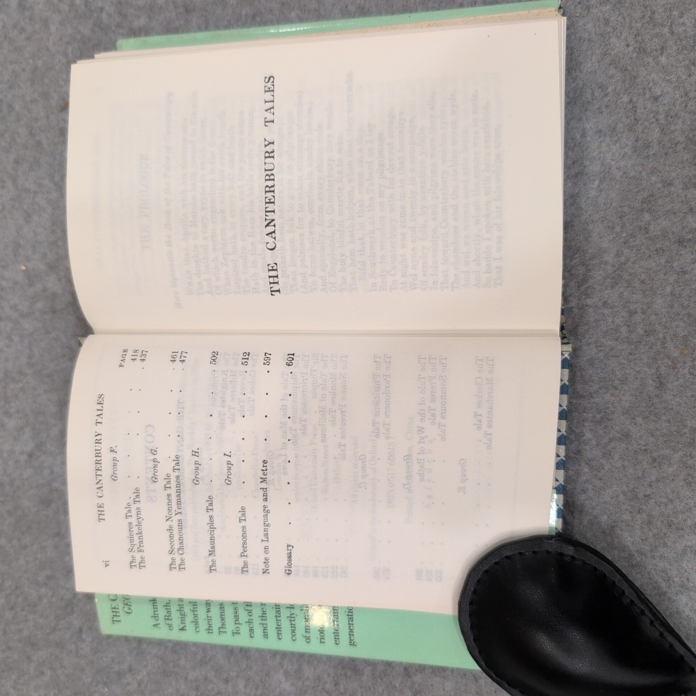 The Canterbury Tales Geoffrey Chaucer Oxford World's Classics Avenel Hardcover - Picture 5 of 6